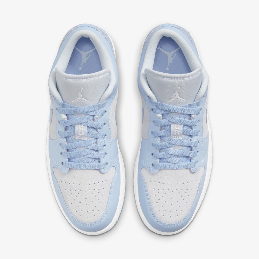 Baby blue low top jordans outlet